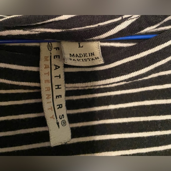 Women’s Maternity Striped Dress Size L - Picture 6 of 12